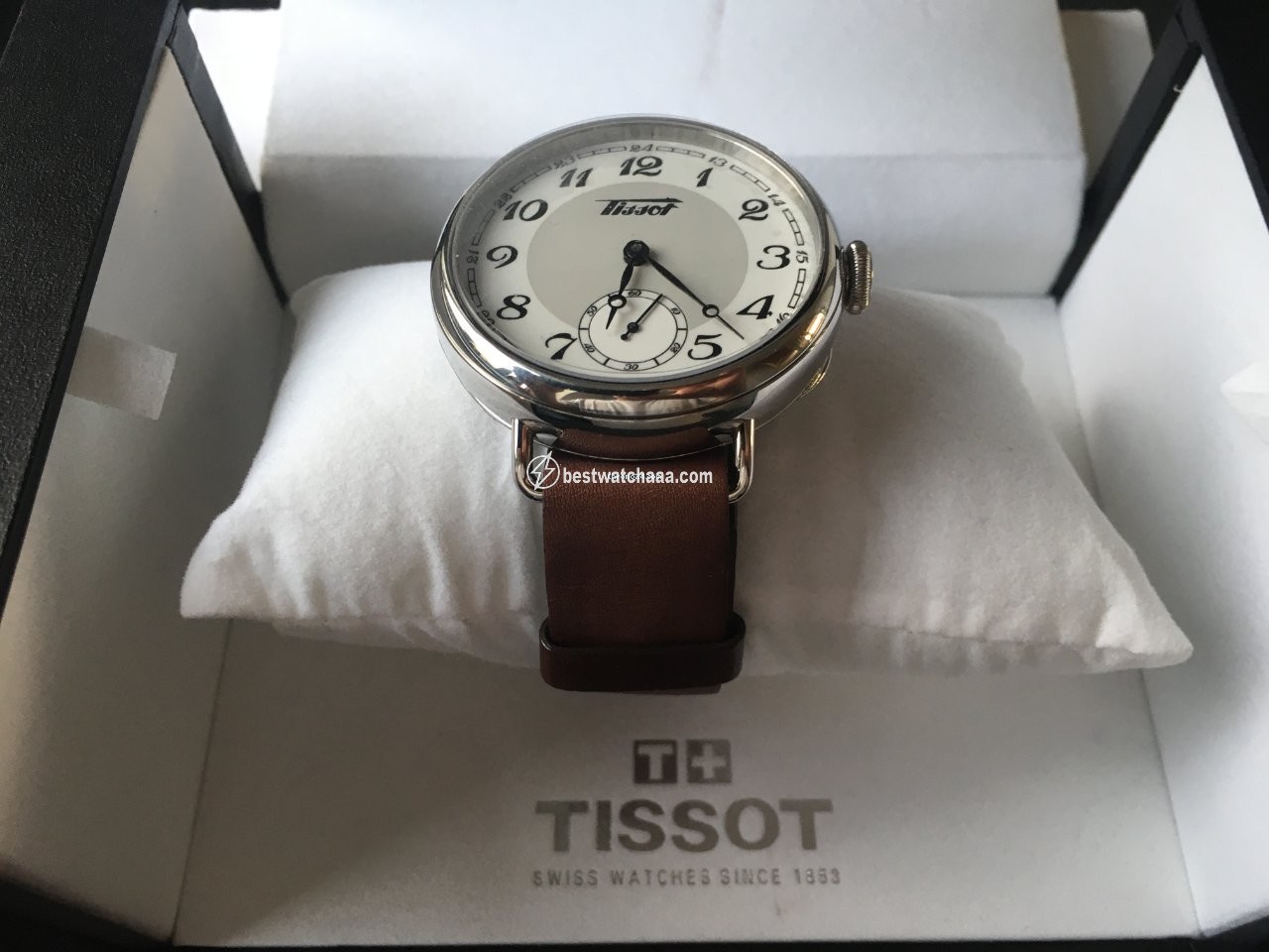 IMG_9081 Tissot Heritage Mens watch Unisex Manual winding Steel T104.405.16.012.00 Replica 5
