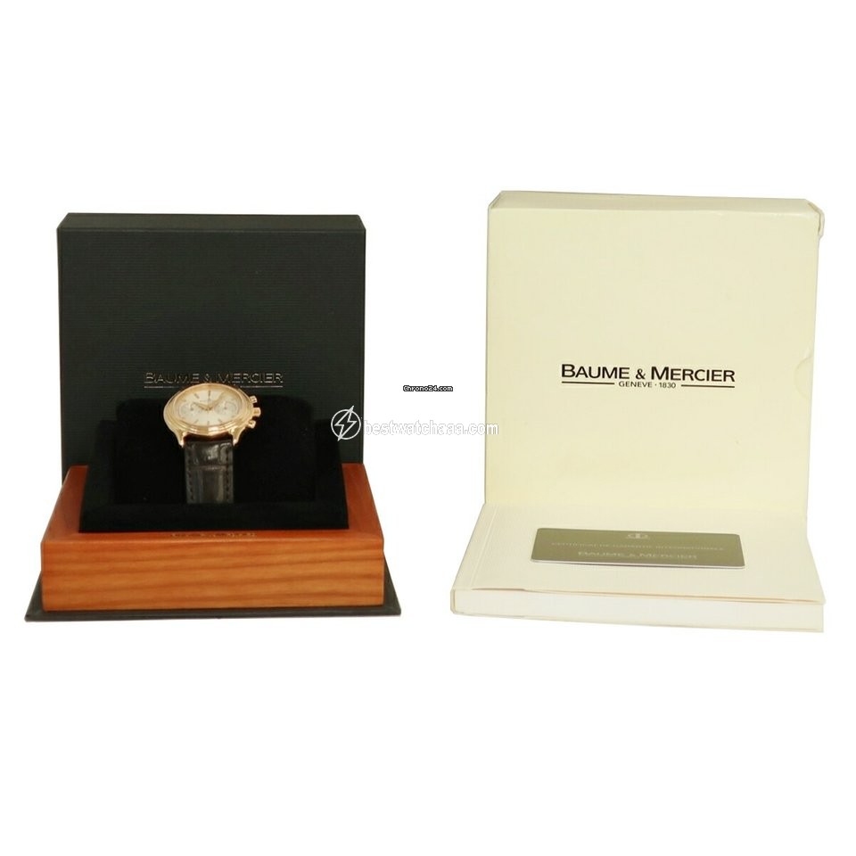 IMG_9081 Baume & Mercier Mens watch Unisex Manual winding Red gold M0A06631 Replica 5