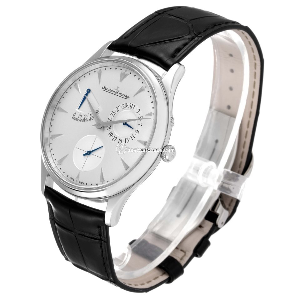 IMG_9081 Jaeger-LeCoultre Master Ultra Thin Reserve de Marche Mens watch Unisex Automatic Steel Q1378420 Replica 5