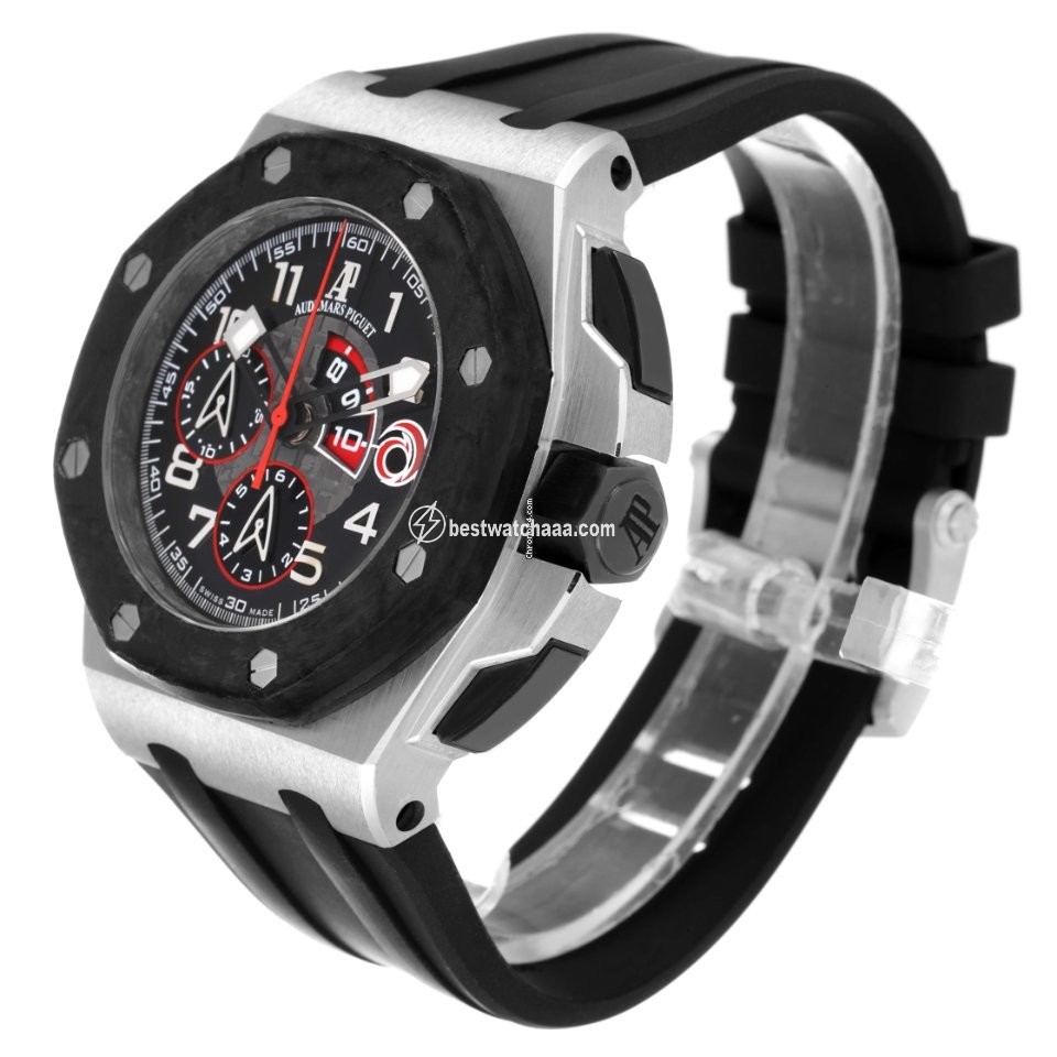 IMG_9081 Audemars Piguet Royal Oak Offshore Chronograph Mens watch Unisex Automatic Platinum 26062PT.OO.A002CA.01 Replica 5