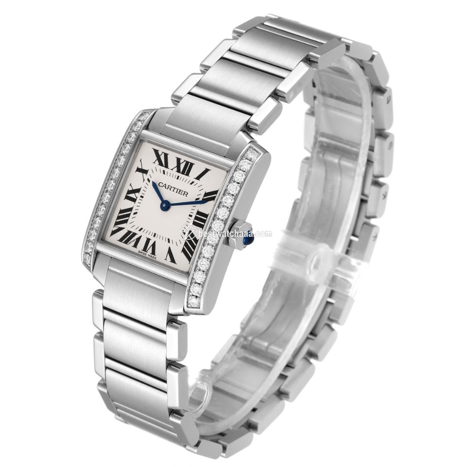 IMG_9081 Cartier Tank Francaise Womens watch Quartz W4TA0009 Replica 5