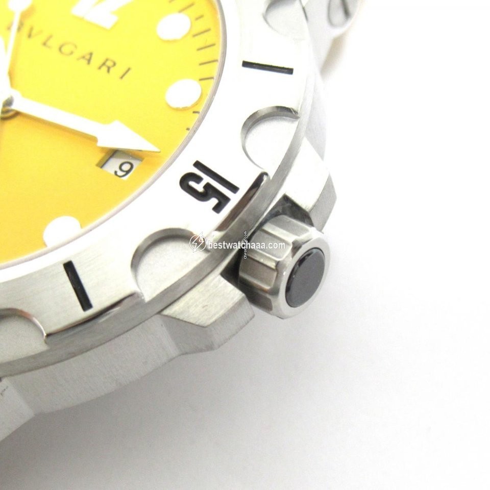 IMG_9081 Bulgari Diagono Mens watch Unisex Automatic Steel DP41SSD Replica 5
