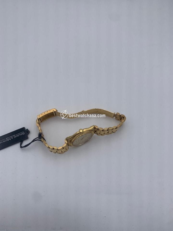 IMG_9081 Baume & Mercier Quartz Yellow gold 63193 Replica 5