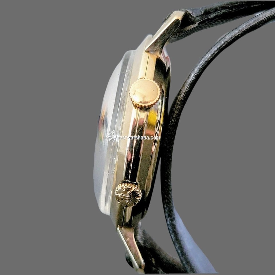 IMG_9081 Jaeger-LeCoultre Mens watch Unisex Manual winding Gold Steel Jaeger-LeCoultre Memovox Ref. 3015 Replica 5