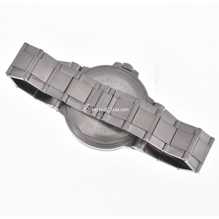 IMG_9081 Bulgari Diagono Mens watch Unisex Automatic Steel SD38S Replica 5