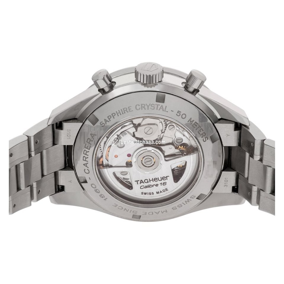 IMG_9081 TAG Heuer Carrera Calibre 16 Mens watch Unisex Automatic Steel CV2016 Replica 5