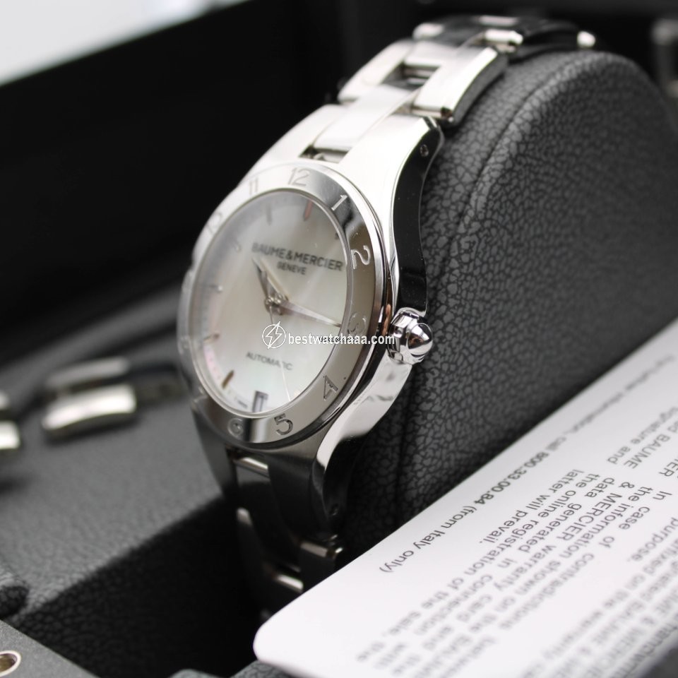 IMG_9081 Baume & Mercier Linea Womens watch Automatic Steel M0A10035 Replica 5