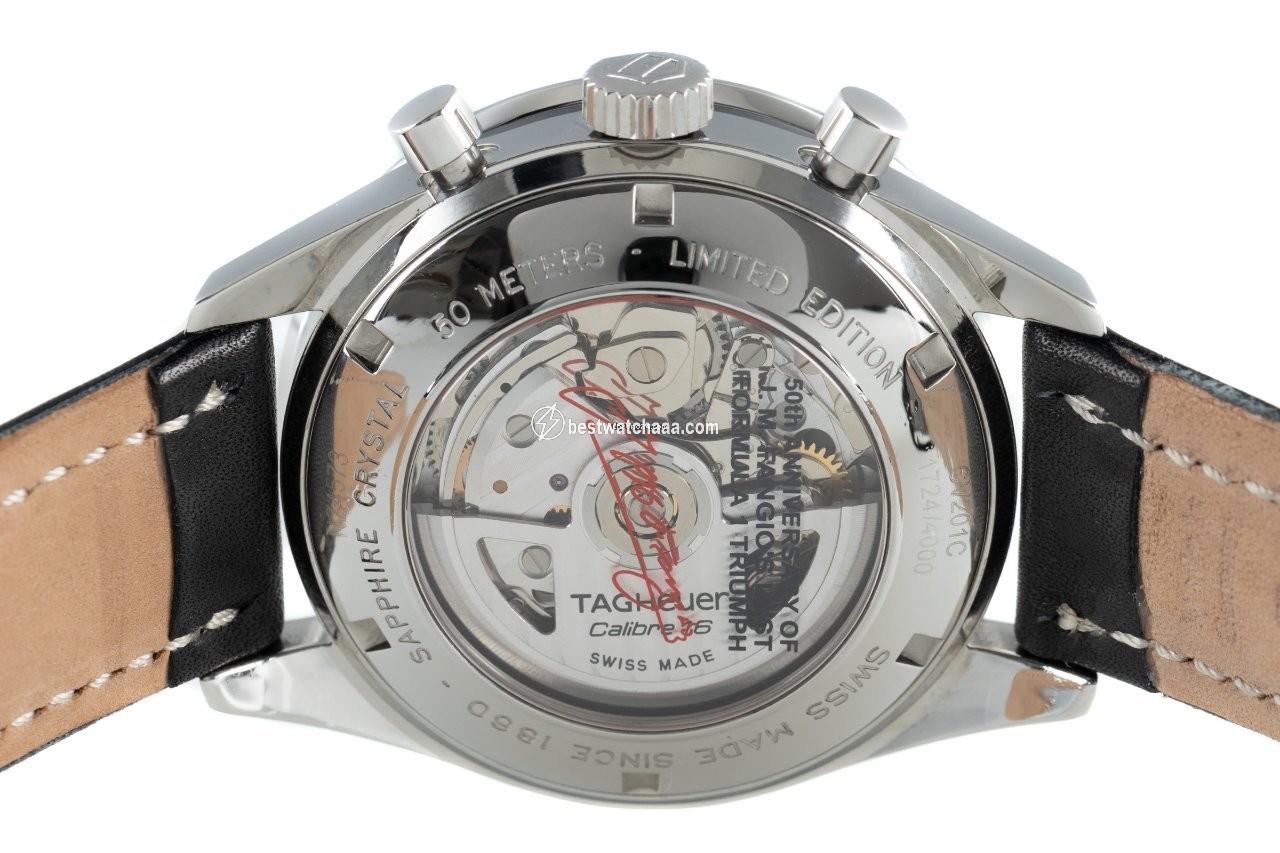IMG_9081 TAG Heuer Carrera Calibre 16 Mens watch Unisex Automatic Steel CV201C Replica 5