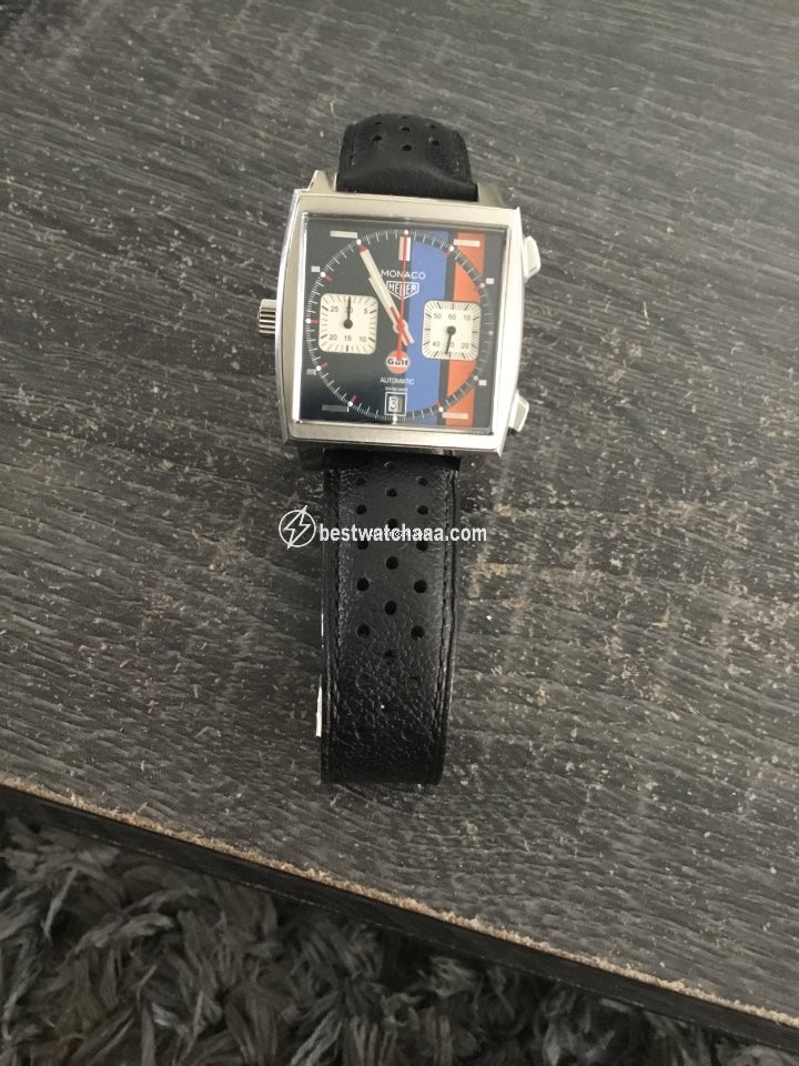 IMG_9081 TAG Heuer Monaco Mens watch Unisex Automatic Steel Rta3562 Replica 5