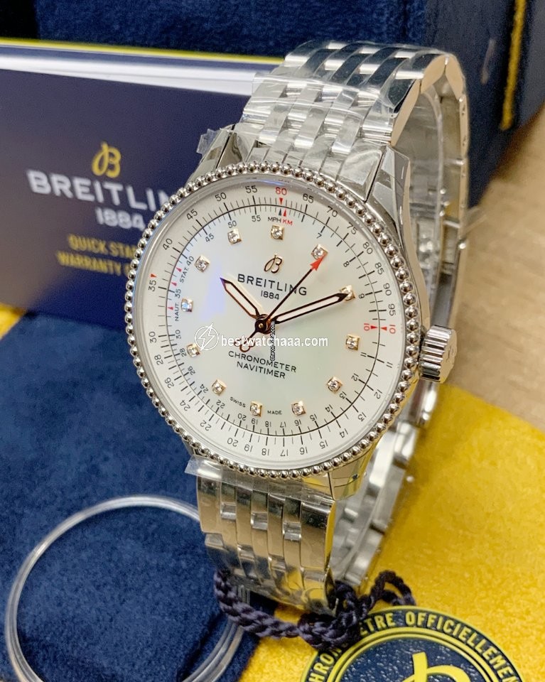 IMG_9081 Breitling Navitimer Womens watch Automatic Steel A17395211A1A1 Replica 5