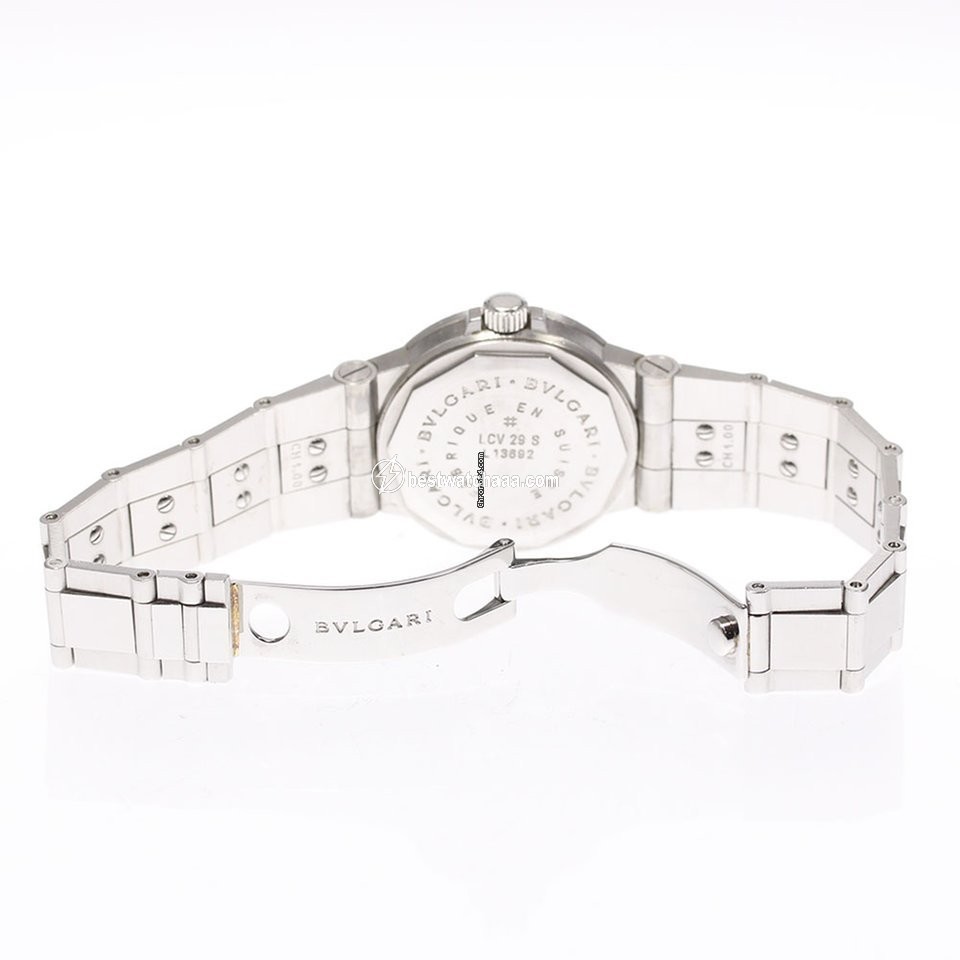 IMG_9081 Bulgari Diagono Womens watch Automatic Steel LCV29S Replica 5
