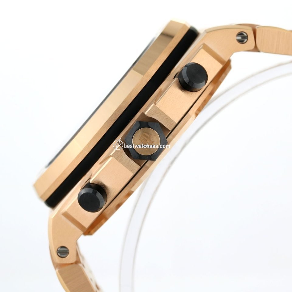 IMG_9081 Audemars Piguet Royal Oak Offshore Chronograph Automatic Rose gold 26470OR Replica 5