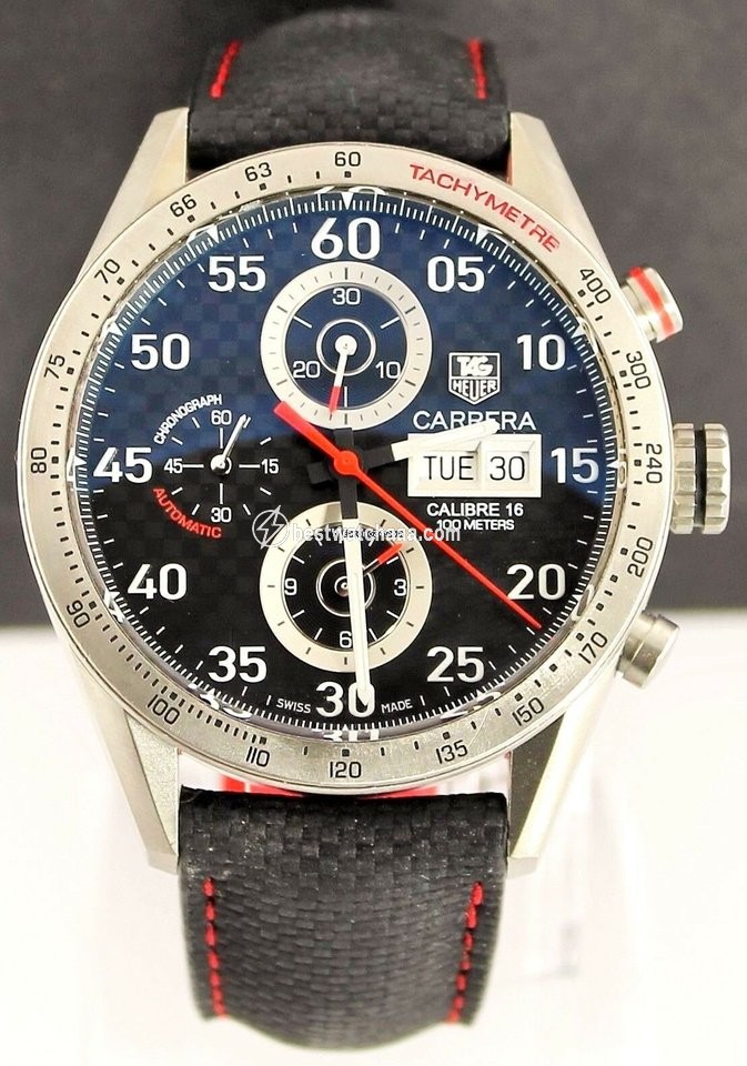 IMG_9081 TAG Heuer Carrera Calibre 16 Automatic Titanium CV2A80.FC6256 Replica 5