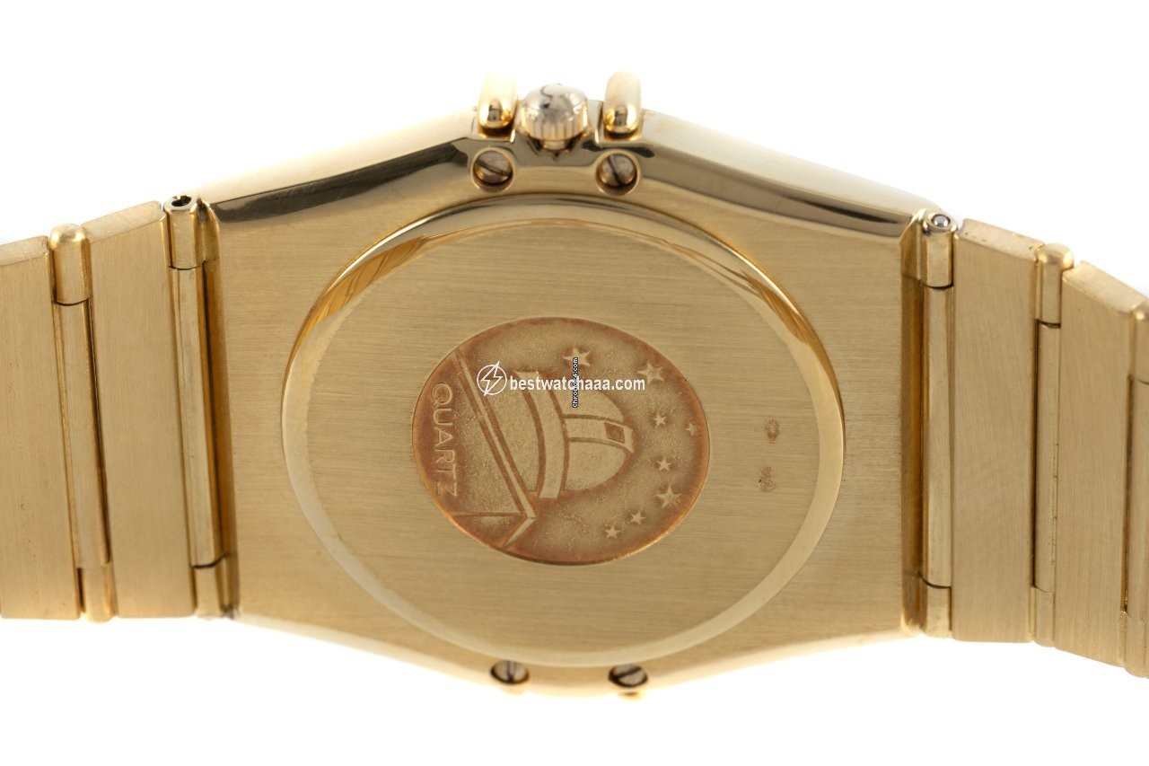 IMG_9081 Omega Constellation Day-Date Mens watch Unisex Quartz Yellow gold 1102.30.00 Replica 5