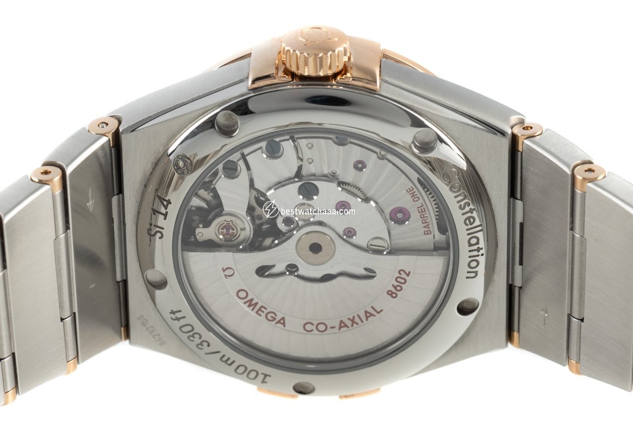 IMG_9081 Omega Constellation Day-Date Mens watch Unisex Automatic Gold Steel 123.20.38.22.02.001 Replica 5