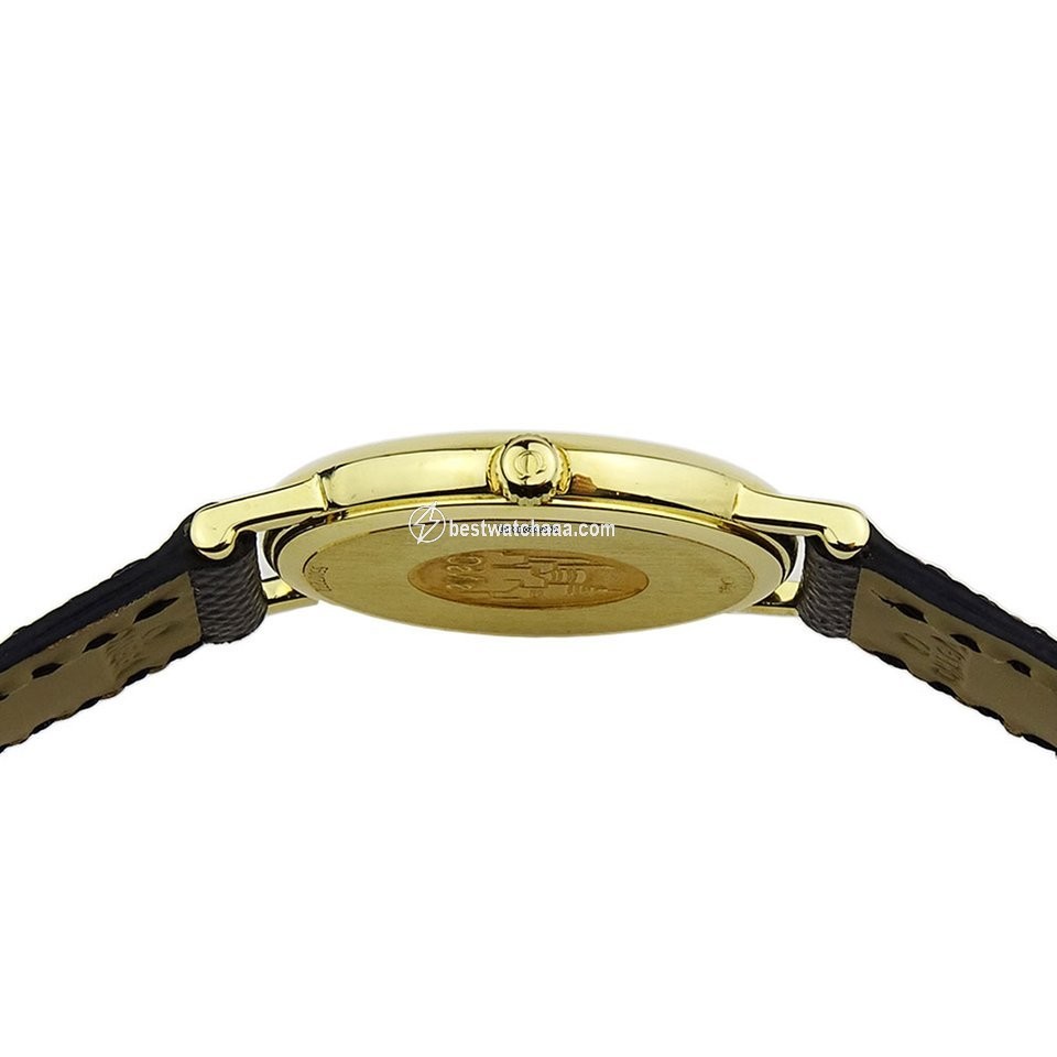 IMG_9081 Omega De Ville Womens watch Quartz Yellow gold 7350.33.01 Replica 5