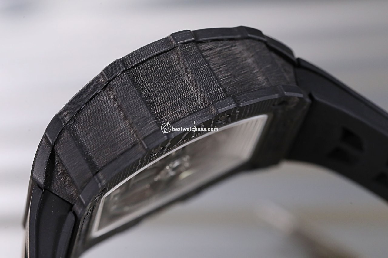 IMG_9081 Richard Mille RM 011 Mens watch Unisex Automatic Titanium Richard Mille RM11-03 CARBON NTPT Replica 5