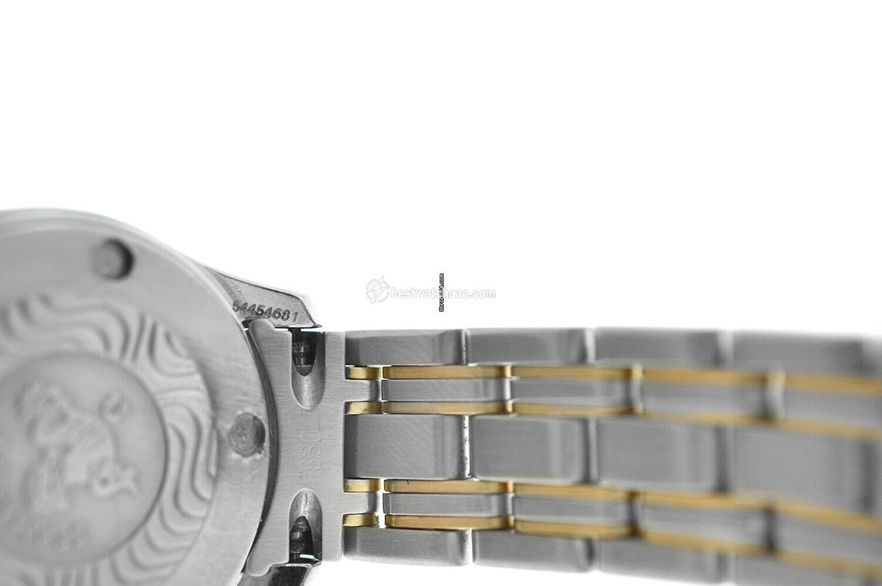 IMG_9081 Omega Seamaster Womens watch Quartz Gold Steel 2371.10 Replica 5