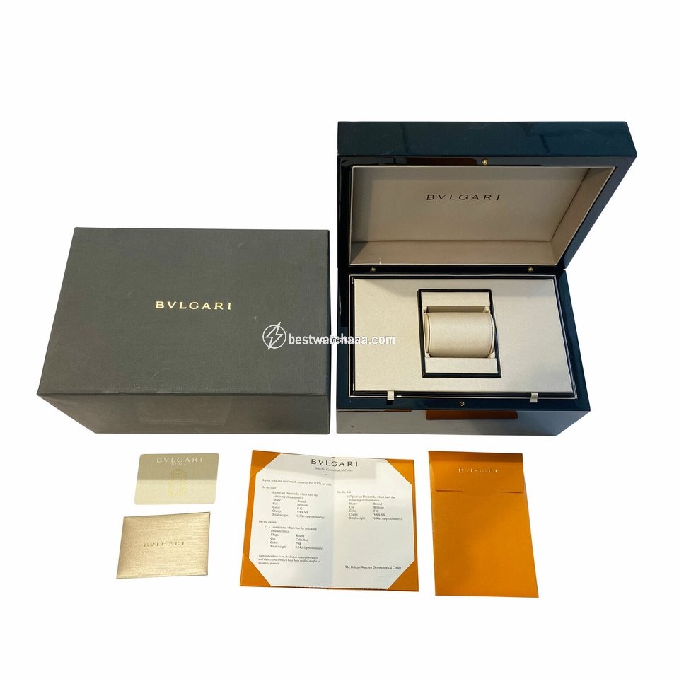 IMG_9081 Bulgari Serpenti Womens watch Quartz Rose gold 103146 Replica 5