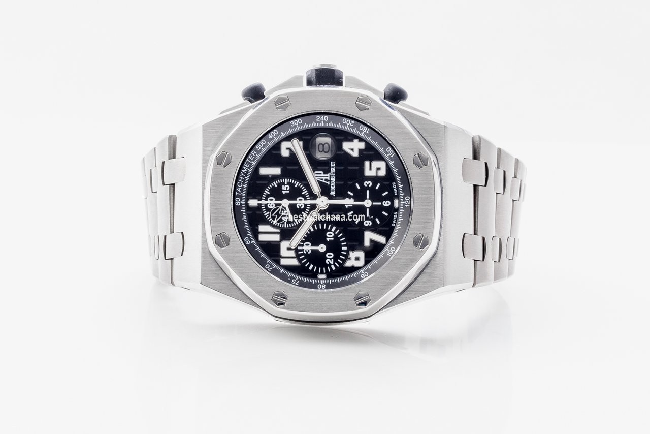 IMG_9081 Audemars Piguet Royal Oak Offshore Chronograph Mens watch Unisex Titanium 25721TI.OO.1000TI.06.A Replica 5