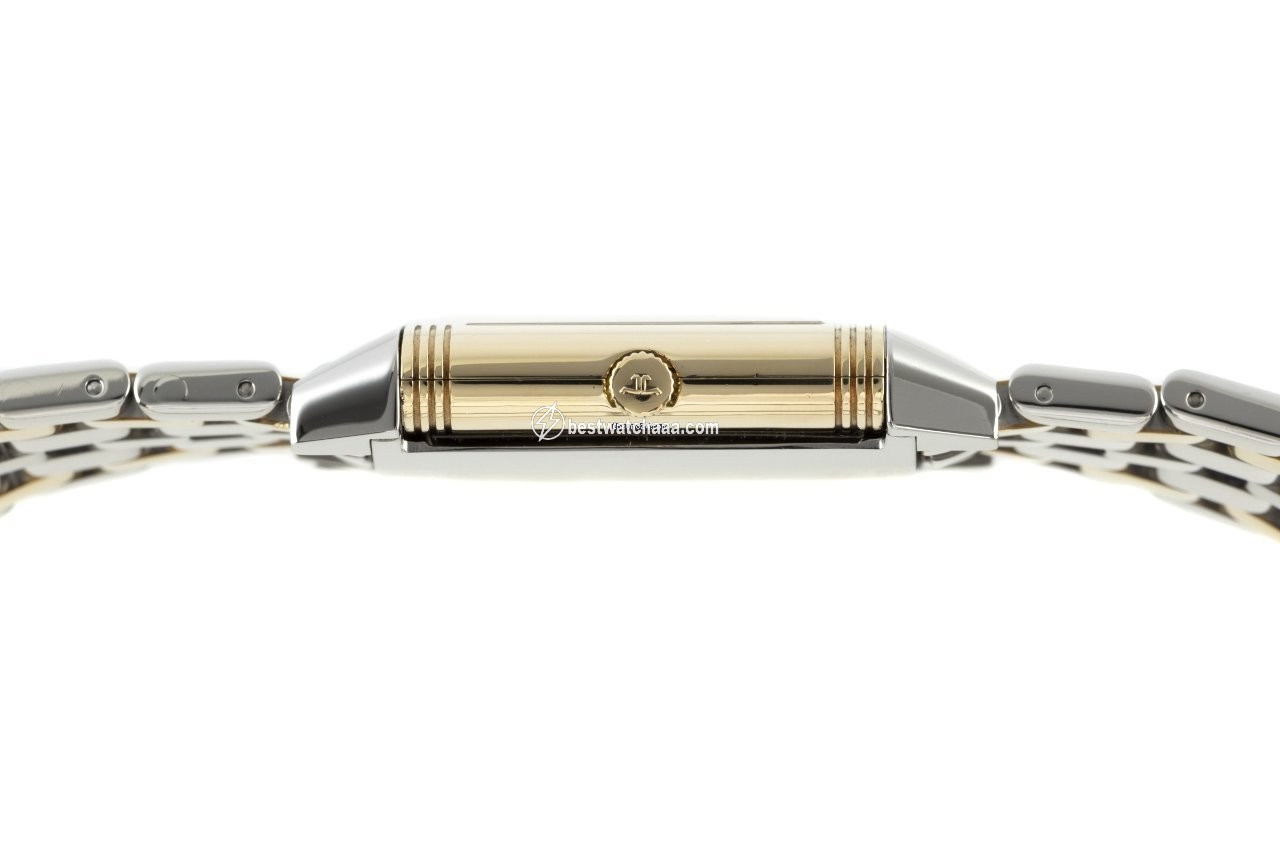 IMG_9081 Jaeger-LeCoultre Reverso Lady Womens watch Quartz Gold Steel 260.5.08 Replica 5