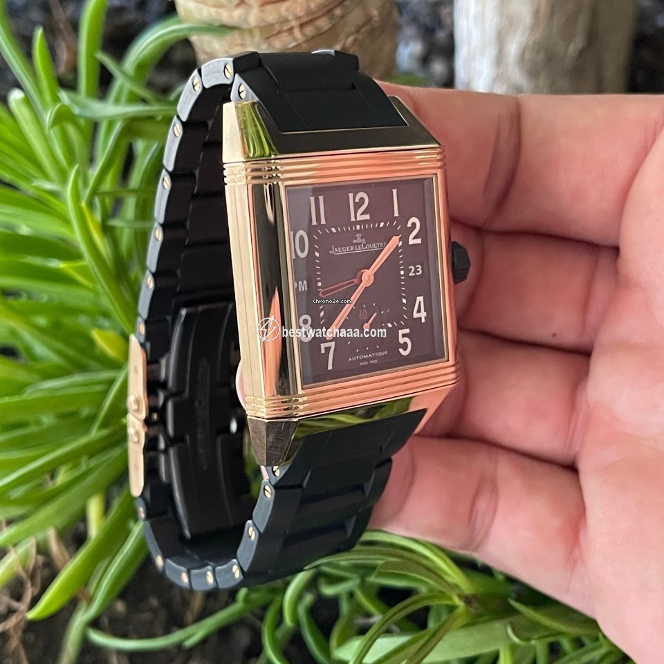 IMG_9081 Jaeger-LeCoultre Reverso Squadra Hometime Rose gold Q7002671 Replica 5