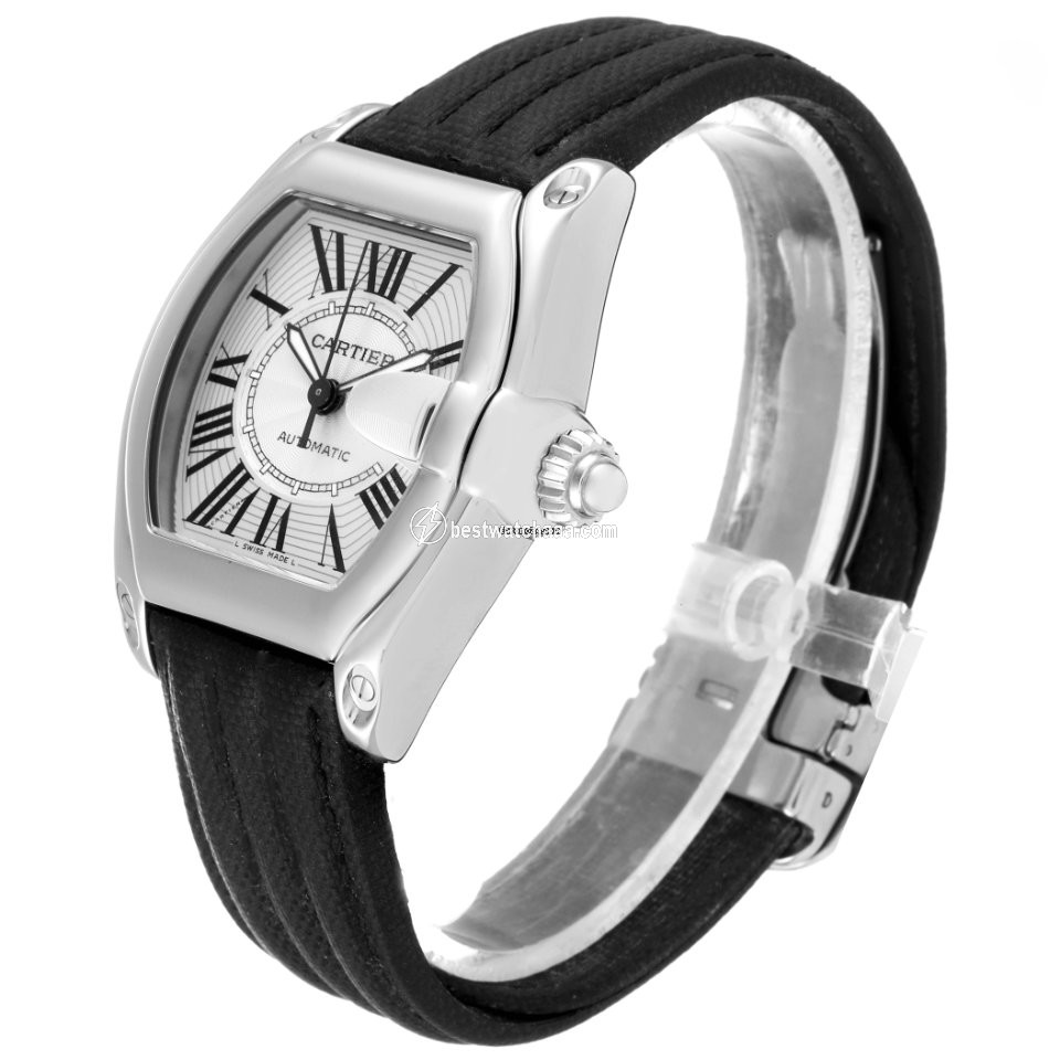IMG_9081 Cartier Roadster Mens watch Unisex Automatic Steel W62025V3 Replica 5