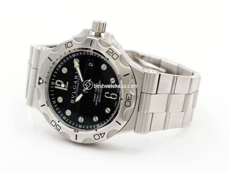 IMG_9081 Bulgari Diagono Mens watch Unisex Automatic Steel DP42SSD Replica 5