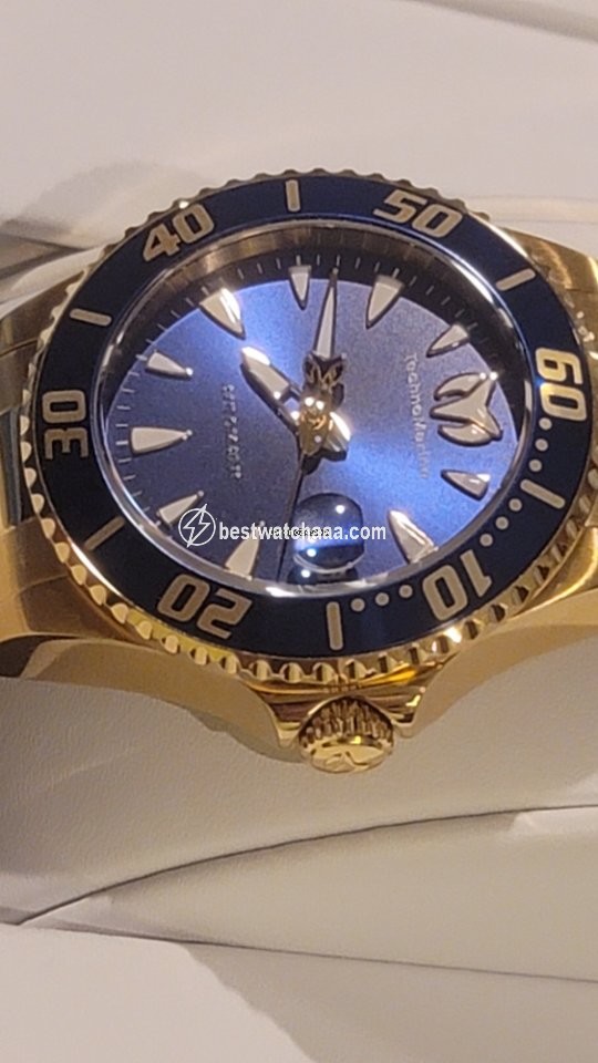 IMG_9081 Technomarine Mens watch Unisex Automatic Gold Steel TM-219083 Replica 5