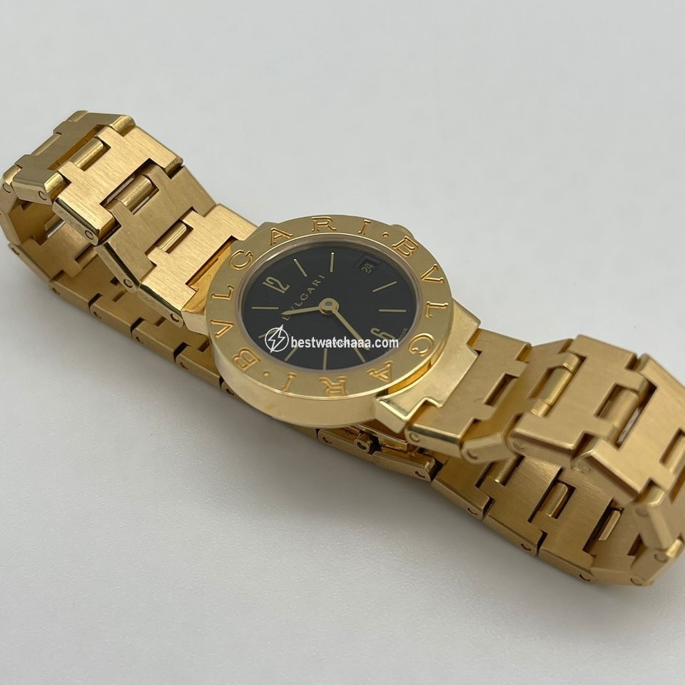 IMG_9081 Bulgari Bulgari Womens watch Quartz Yellow gold BB 23 GG Replica 5