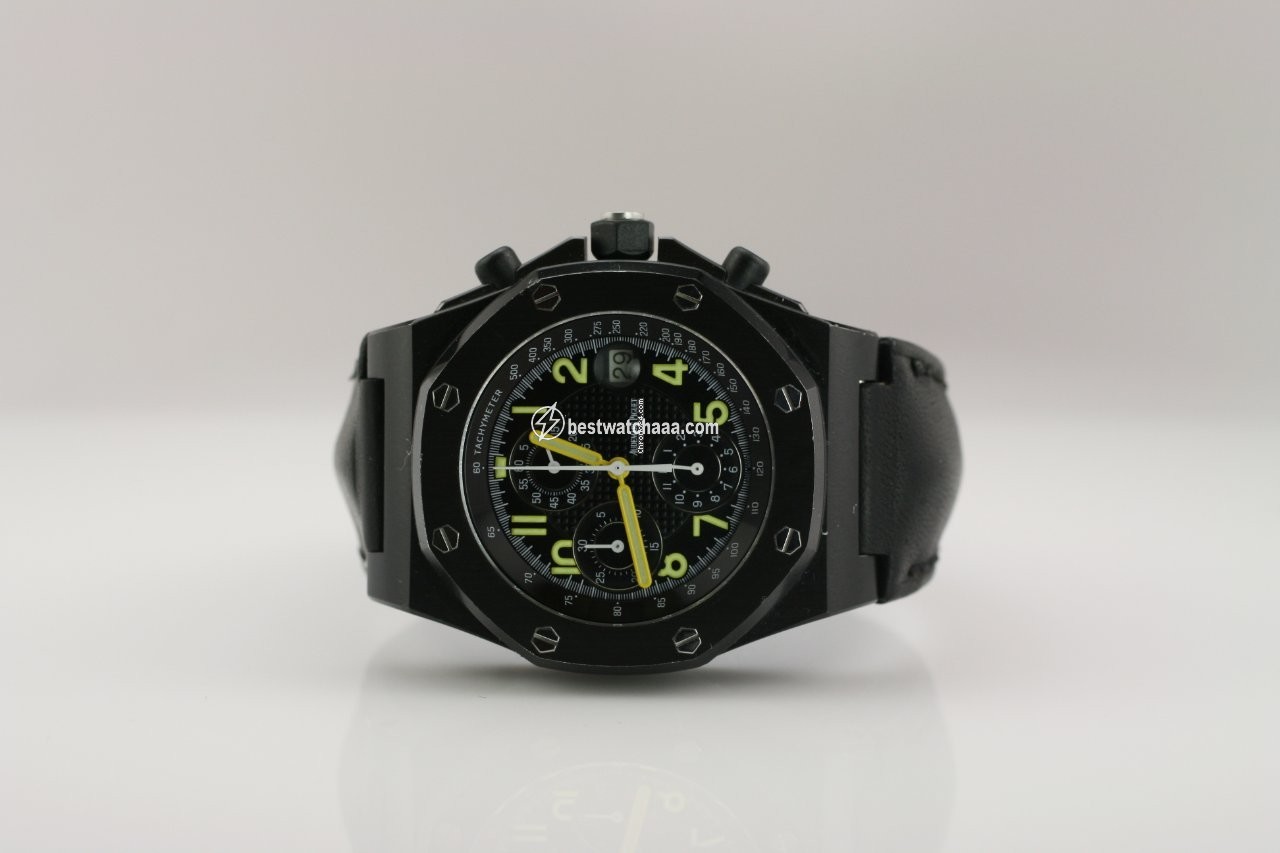 IMG_9081 Audemars Piguet Royal Oak Offshore Chronograph Mens watch Unisex Automatic Steel 25770SN.OO.0009KE.01 Replica 5