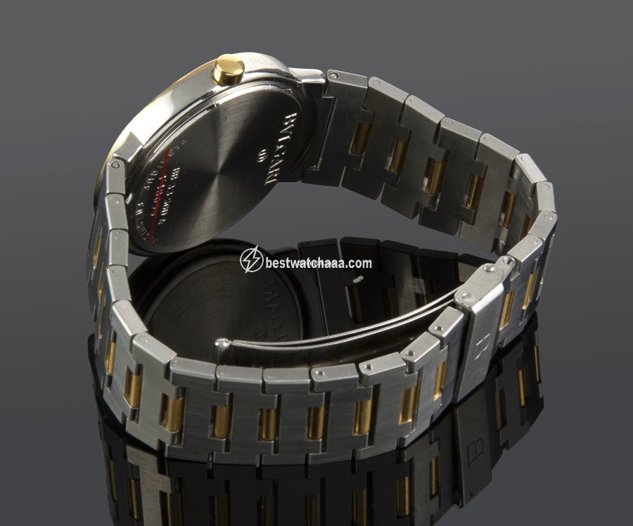IMG_9081 Bulgari Bulgari Mens watch Unisex Quartz Gold Steel BB 38 SGD Replica 5
