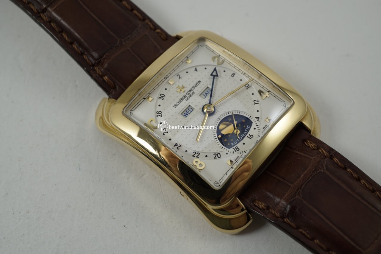 IMG_9081 Vacheron Constantin Historiques Mens watch Unisex Automatic Yellow gold 47300 000j Replica 5