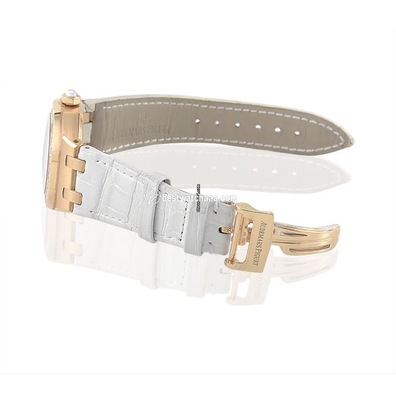 IMG_9081 Audemars Piguet Royal Oak Lady Womens watch Automatic Rose gold 77331OR.ZZ.D002CR.01 Replica 5