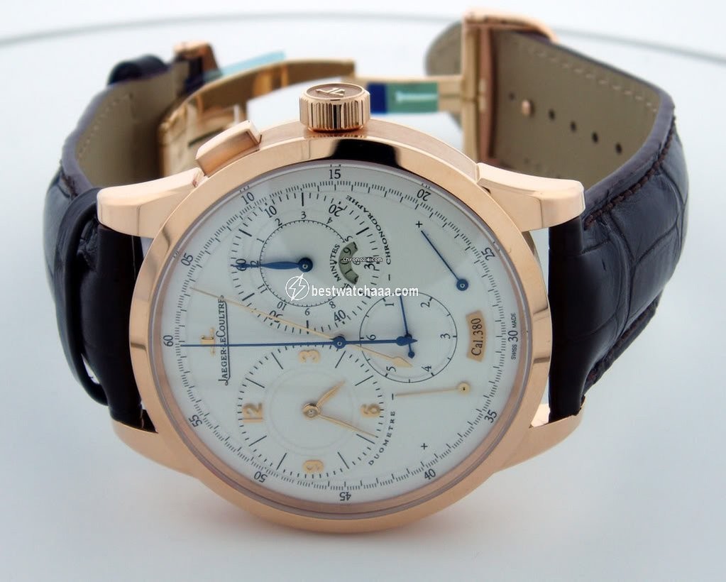 IMG_9081 Jaeger-LeCoultre Duometre Mens watch Unisex Manual winding Rose gold 601.24.20 Replica 5