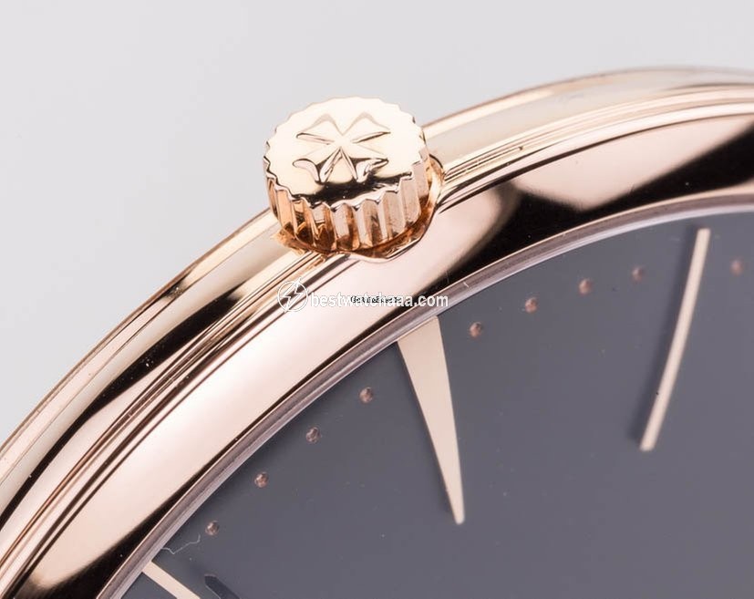 IMG_9081 Vacheron Constantin Patrimony Mens watch Unisex Manual winding Rose gold 81180 000R-9162 Replica 5