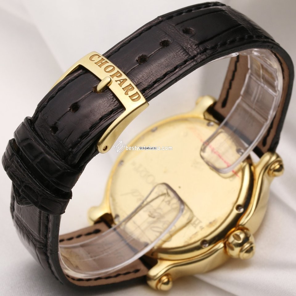 IMG_9081 Chopard Happy Sport Womens watch Quartz Yellow gold 28 3528 Replica 5
