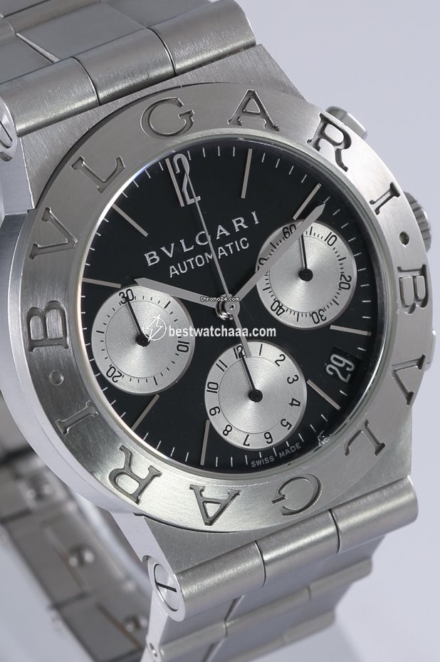 IMG_9081 Bulgari Diagono Mens watch Unisex Automatic Steel CH35S Replica 5