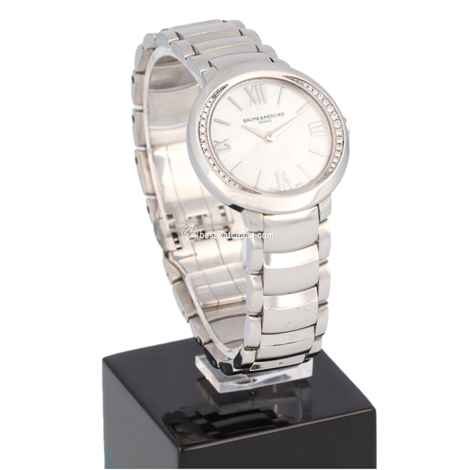 IMG_9081 Baume & Mercier Promesse Womens watch Quartz Steel MOA 10160 Replica 5