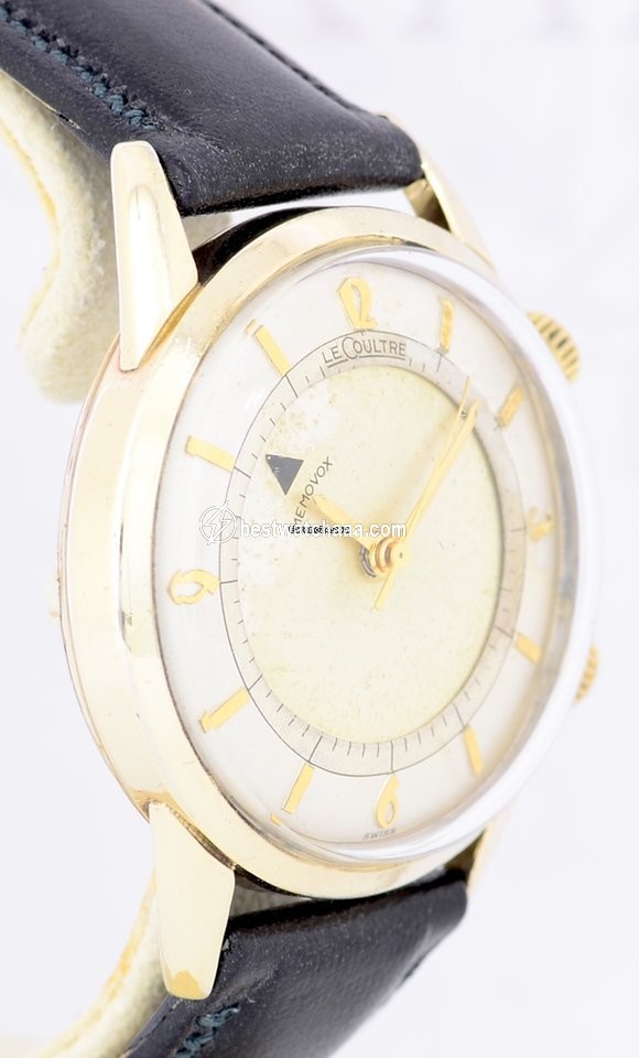 IMG_9081 Jaeger-LeCoultre Mens watch Unisex Manual winding Gold Steel Memovox Vintage Replica 5