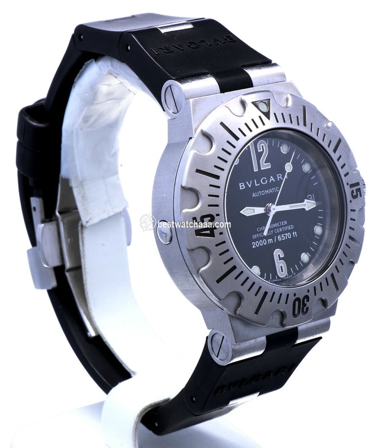 IMG_9081 Bulgari Diagono Mens watch Unisex Automatic Steel SD42S Replica 5