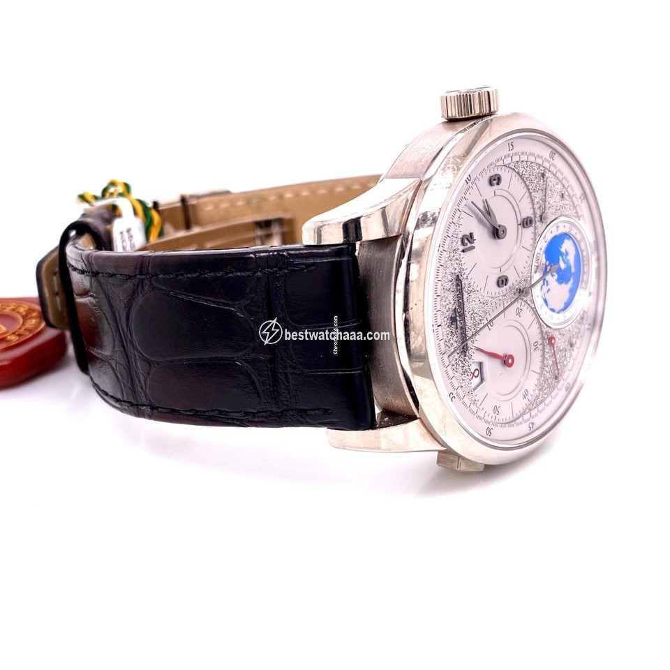 IMG_9081 Jaeger-LeCoultre Duometre Mens watch Unisex Manual winding White gold Q6063540 Replica 5