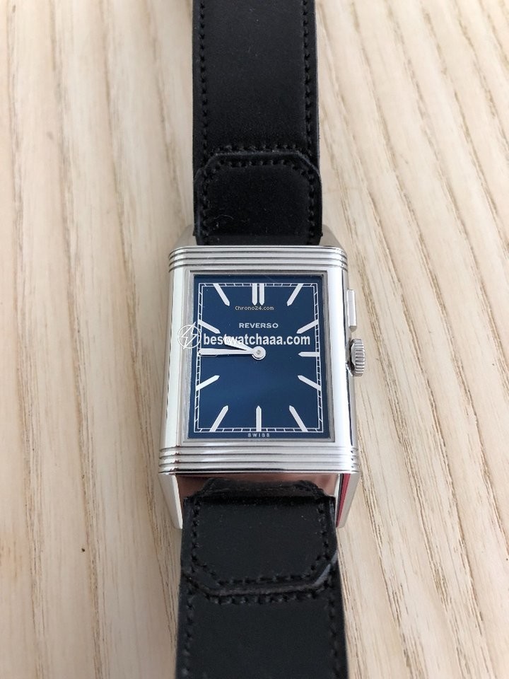 IMG_9081 Jaeger-LeCoultre Grande Reverso Ultra Thin Duoface Mens watch Unisex Manual winding Steel Q378858J Replica 5
