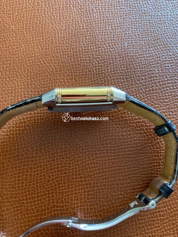 IMG_9081 Jaeger-LeCoultre Reverso Duetto Womens watch Manual winding Gold Steel 266.5.44 Replica 5