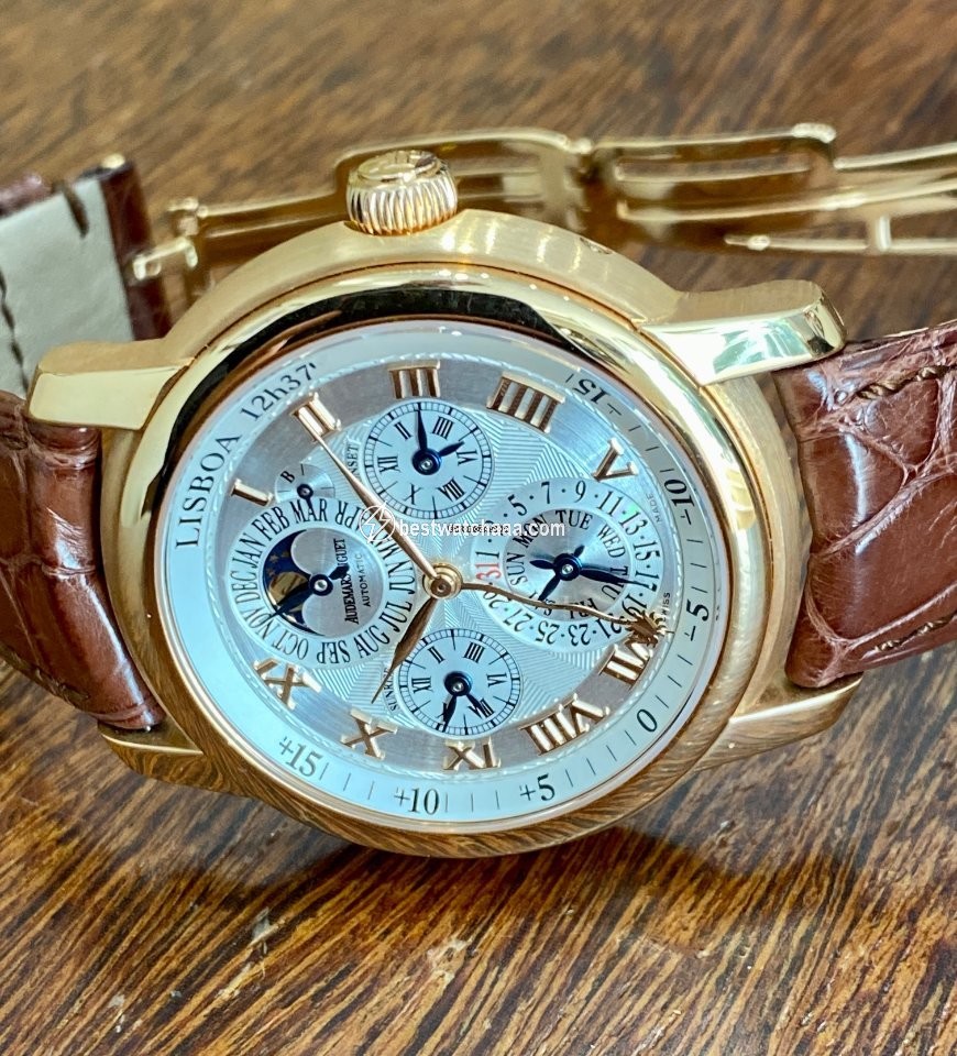 IMG_9081 Audemars Piguet Jules Audemars Mens watch Unisex Automatic Rose gold 26003OR.OO.D088CR.01083 Replica 5
