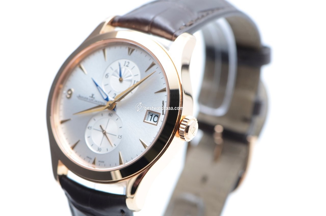 IMG_9081 Jaeger-LeCoultre Master Hometime Mens watch Unisex Automatic Rose gold Q1622530 Replica 5