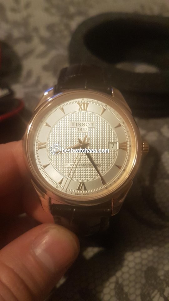 IMG_9081 Tissot Mens watch Unisex Automatic Rose gold T920.407.76.038.00 Replica 6