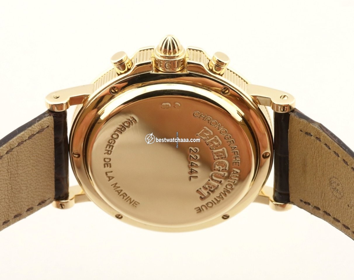 IMG_9081 Breguet Marine Mens watch Unisex Automatic Yellow gold 3460 Replica 6