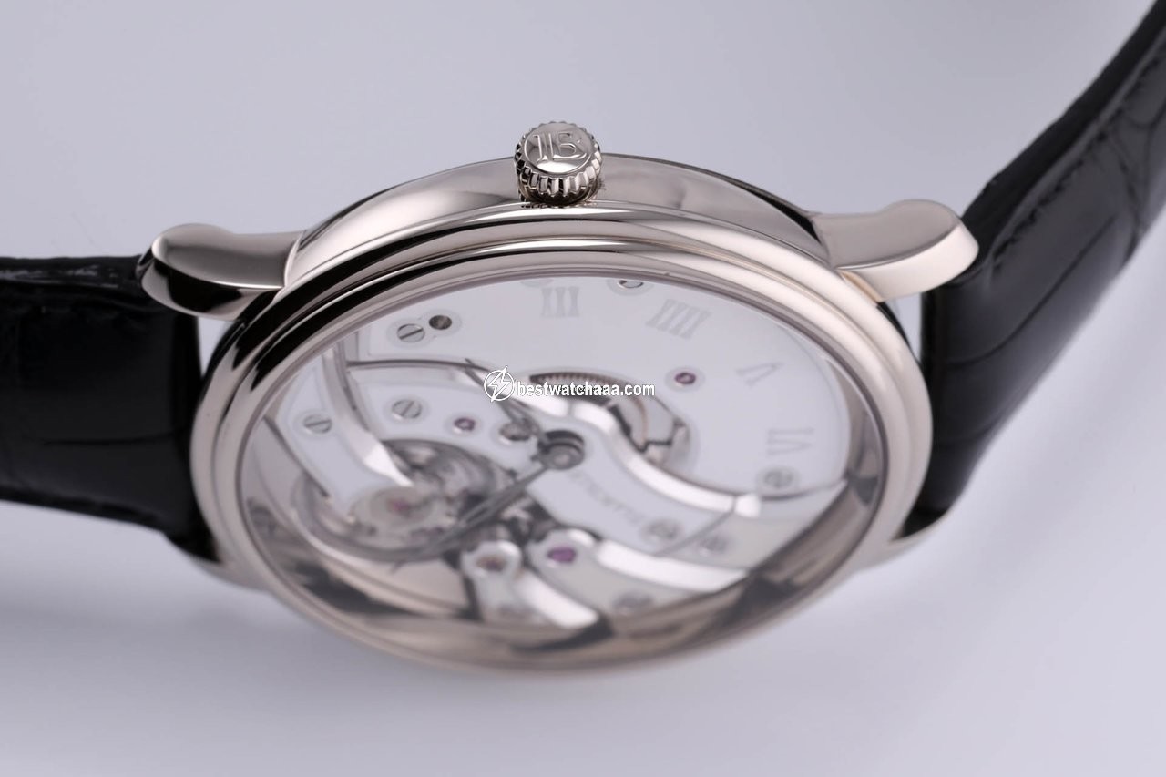 IMG_9081 Blancpain Villeret Mens watch Unisex Manual winding White gold 6616-1527-55B Replica 6