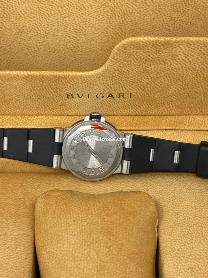 IMG_9081 Bulgari Diagono Womens watch Quartz Aluminum DG29SV Replica 6